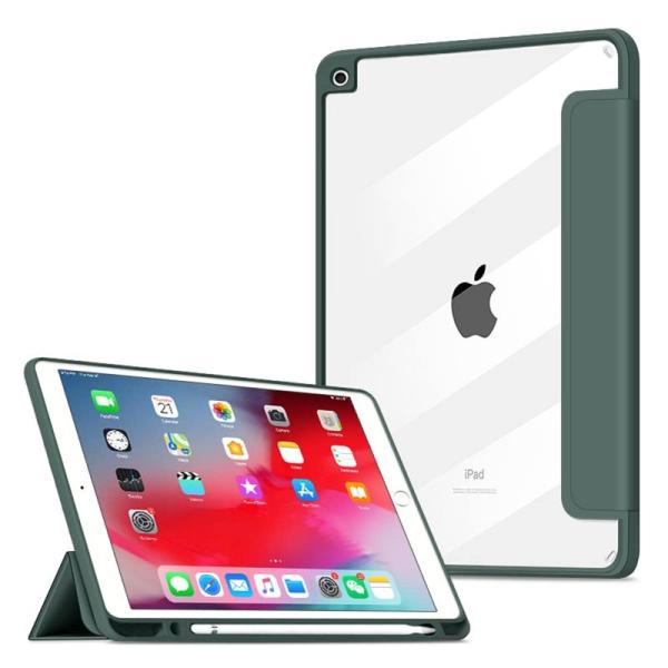 VAGHVEO iPad 10.2インチケースクリア透明バックカバー 10.2インチiPad 第9/...