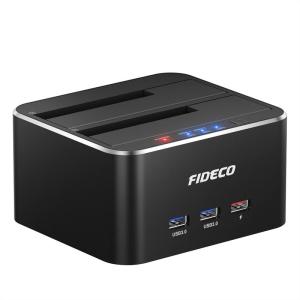 HDDスタンド FIDECO ドッキングステーション USB3.0接続 2.5/3.5インチHDD/SSD SATA I/II/III対応パ