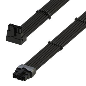 LINKUP - AVA Left Angle 600W PCIE 5.0 16Pin (12+4) High Current Power｜hands-select-market