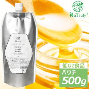 アカシア蜂蜜 NaTruly ナチュラル アカシアハニー 500g パウチ ハンガリー産 大容量 詰め替え 蜂蜜 はちみつ アカシア｜hands