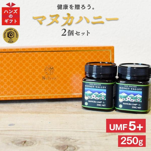 ギフト マヌカハニー UMF5+ 250g×2個セット ギフトセット MGO83以上 はちみつ 蜂蜜...
