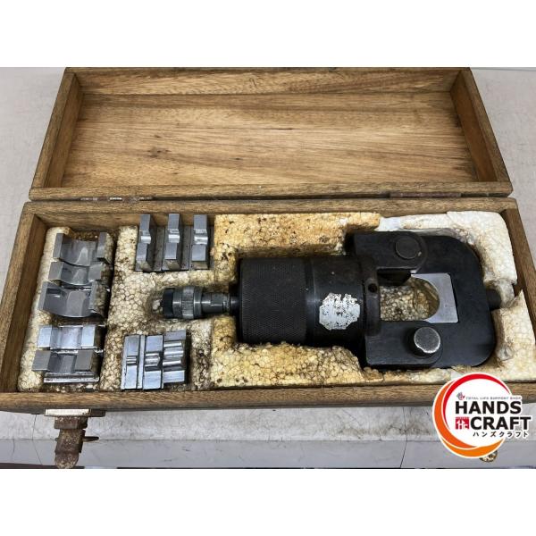 ♪【ジャンク品扱い】油圧式圧着機 ダイス8-14,22,38,60-70,80,100,150-18...