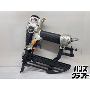 ♪【中古】HITACHI　日立工機　N5004MF　常圧タッカ　５０mm　使用空気圧0.49〜0.78MPa　使用ステープルB0425F〜B0450F