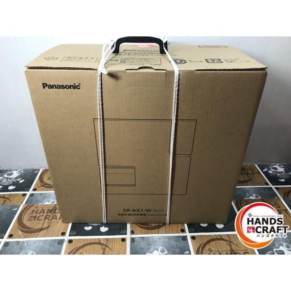 ◆【未使用品】パナソニック　Panasonic　自動計量IH炊飯器　SR-AX1-W　0.36L(2...