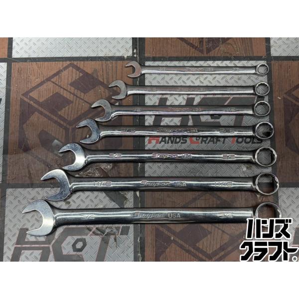 〇【送料無料】スナップオン Snap-on SOEX12〜24 コンビネーションレンチ 7点セット【...