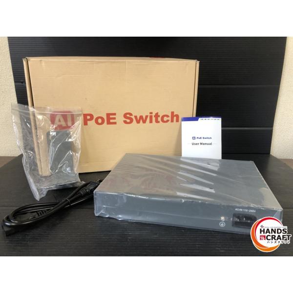 ▼【中古/現状品】メーカー不明　F1621GBL-C　AI POE Switch 　110V-240...