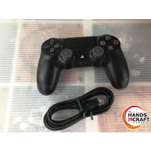 ▼【中古品】SONY　PS4用 純正コントローラー　CUH-ACT25　USBケーブル付き【店頭展示】｜handscraft