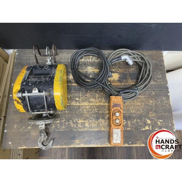 ●【中古品】RYOBI リョービ WI-61C 小型ウインチ 電動ウインチ 最大捲揚荷重:60kg ...