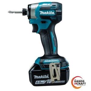 ★送料無料 マキタ makita 充電式インパクトドライバ TD173DRGX ブルー 18V6.0Ahバッテリ×2 充電器 ケース付 未使用 純正品｜handscraft