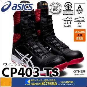 asics アシックス  作業用靴　安全スニーカー 薄底ソールモデル　ウィンジョブCP403TS　ブ...