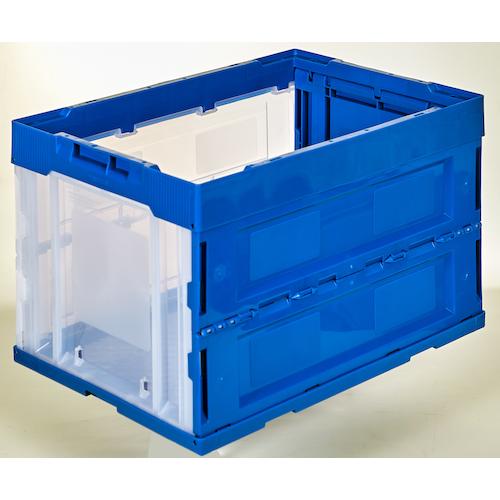 代引き不可  TRUSCOトラスコ α折りたたみコンテナ　50L　CR-S50N-BT