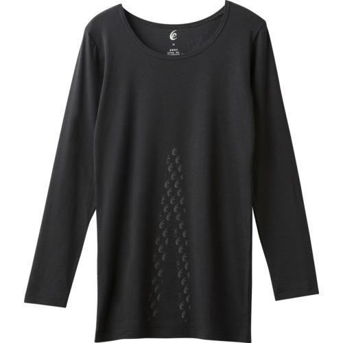 りらいぶ　あったかインナー　レディース　９分袖　ブラック M~LL  INU-006-BLK