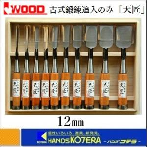 IWOOD アイウッド 小山 古式鍛錬追入のみ 「天匠」 グミ柄 12mm 〔鑿〕の商品画像