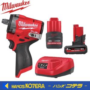 milwaukee ミルウォーキー M12 FUEL 1/2インチ542Nmインパクトレンチ　5.0AH & 2.5AH　キット　M12 FIW2F12-5252X JP｜ハンズコテラ Yahoo!ショップ
