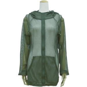 虫よけウェア 虫除けスーツ　パーカー（男女兼用：L〜LL）カーキ　MPK-F2-KH