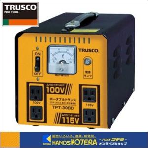 TRUSCO トラスコ  ポータブルトランス　30A　3ｋVA　降圧・昇圧兼用型　TPT-30BD　三相200V接地3P20A→100・200/100・115｜handskotera