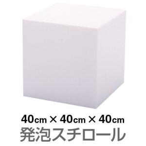 発泡スチロール ブロック 白 ホワイト 300×300×300mm（お