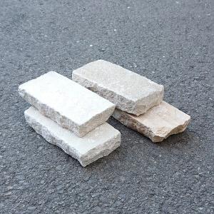 天然石 レンガタイプ 敷石 MINT ホワイト/...の商品画像