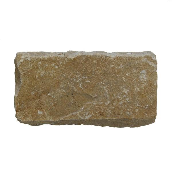 ピンコロ石 天然石 ピンコロ MINT ホワイト／ベージュ／イエロー系 約9cm×約9cm×約18c...
