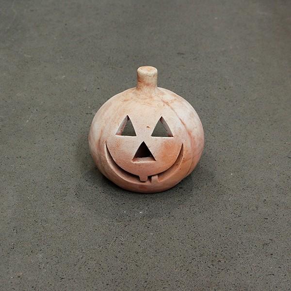 素焼き テラコッタオーナメント ハロウィン（パンプキン） 19 （約）直径19cm×高さ19cm 5...
