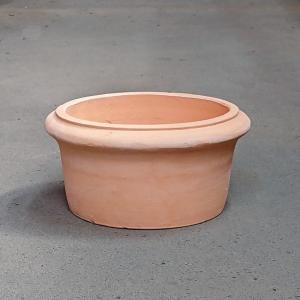 植木鉢 テラコッタ鉢 素焼き鉢 ハーフカメリアポット T162-30 30×H15 4.6kg （7094493） 送料別 通常配送｜handsman