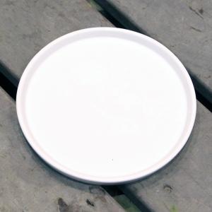 陶器鉢 植木鉢用 皿 ホワイトポット受け皿 丸型 直径20cm｜handsman