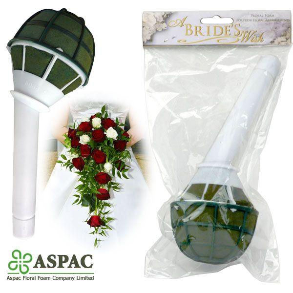 フローラルフォーム(オアシス)ブーケ用傾斜ハンドル SLANT HANDLE WITH BOTTOM...