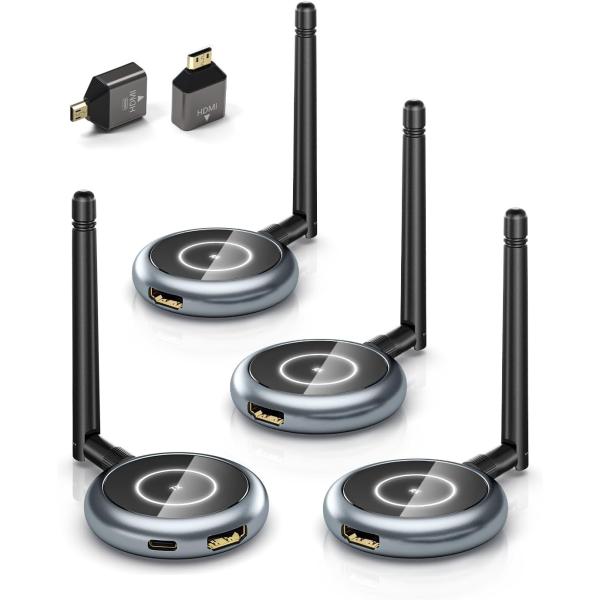 【並行輸入品】AIMIBO ワイヤレスHDMI 送受信機セット1TX+3RX