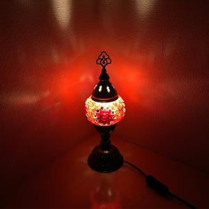 テーブルランプ トルコ製 Sサイズ 《ガラス玉：W11cm H8cm》 トルコ