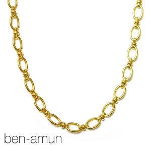 BEN AMUN ベンアムン オーバル チェーン ネックレス ゴールド 24金仕上げ Chain Necklace Gold｜handsoftheworld