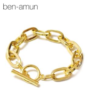 BEN-AMUN ベンアムン ボリューム ゴールド チェーン ブレスレット マンテル 24金仕上げ Chain Bracelet Gold｜handsoftheworld