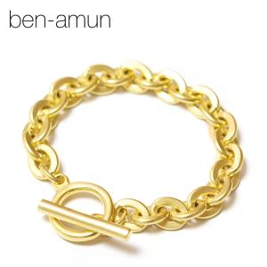 BEN-AMUN ベンアムン ボリューム ゴールド チェーン ブレスレット 太め マンテル 24金仕上げ Chain Bracelet Gold｜handsoftheworld