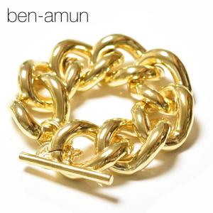BEN-AMUN ベンアムン ボリューム ゴールド チェーン ブレスレット 太め マンテル 24金仕上げ Chain Bracelet Gold｜handsoftheworld