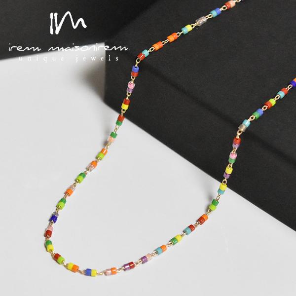 【待望の最新作】≪maison irem≫ メゾン アイレム 小粒 ビーズ ミックス カラフル マル...