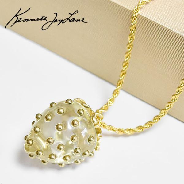 ≪Kenneth Jay Lane≫ ケネス ジェイ レーン ストロベリー クリア イチゴ ヴィンテ...