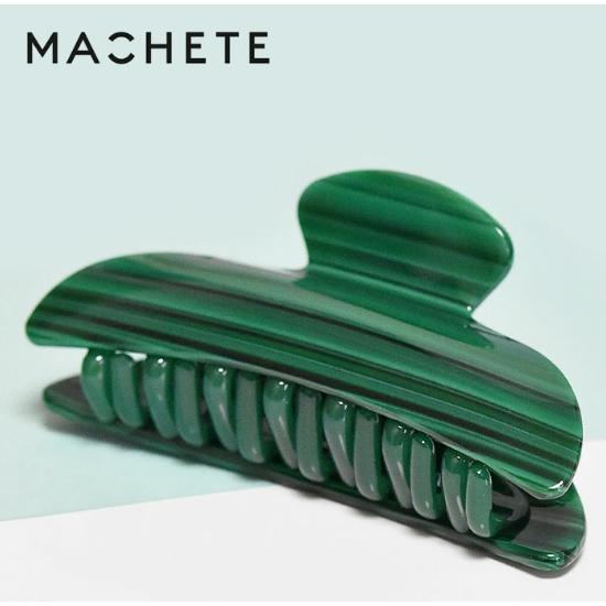 ≪MACHETE≫ マシェット グリーン 緑 ニュアンスカラー ヘアクリップ バナナクリップ バンス...