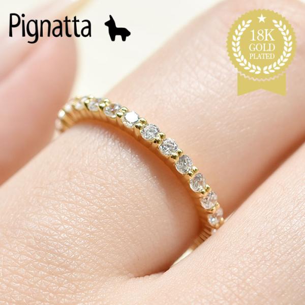 ≪Pignatta≫ ピニャッタ 2WAY キュービックジルコニア CZ 華奢 ビジュー クリスタル...