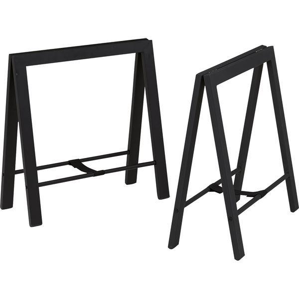 テーブル天板用 脚/足 単品 幅65×奥行36×高さ67cm スチール TL-111BK DIY 作...