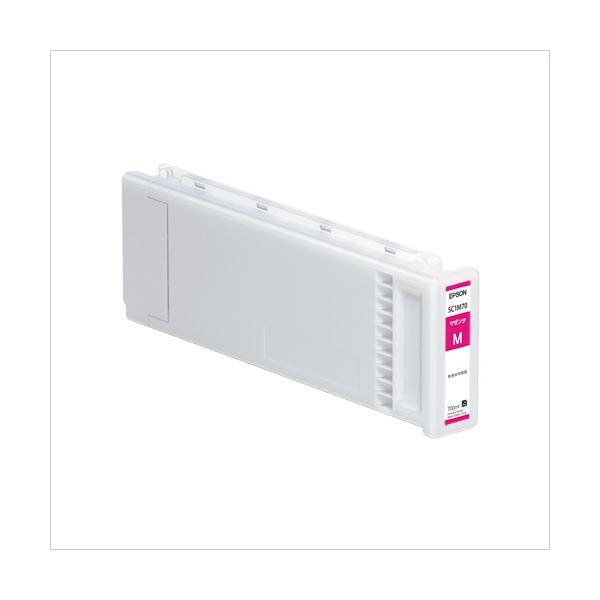 エプソン（EPSON） インクジェットカートリッジ SC1M70 〔インク色：マゼンタ 700ml〕...