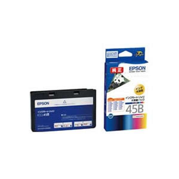 〔純正品〕 EPSON エプソン インクカートリッジ/トナーカートリッジ 〔ICCL45B 4色一体...
