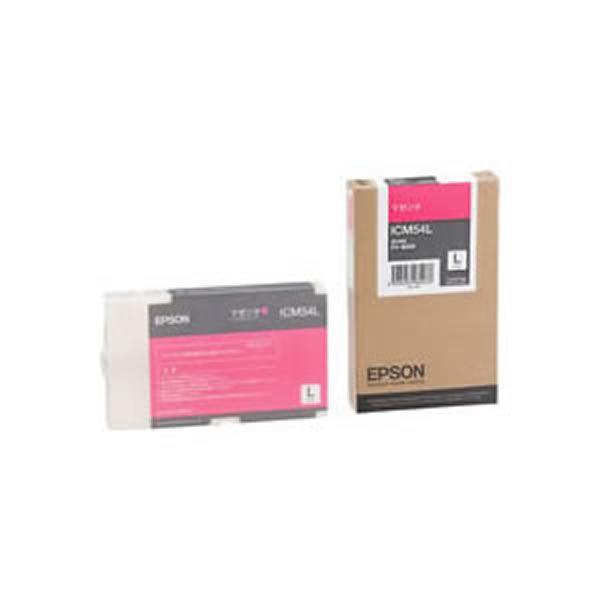 〔純正品〕 EPSON エプソン インクカートリッジ/トナーカートリッジ 〔ICM54L M マゼン...