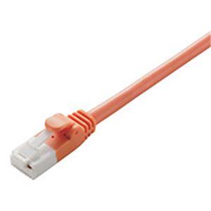 RoHS CAT5E 爪折れ防止 LANケーブル 10m／オレンジ