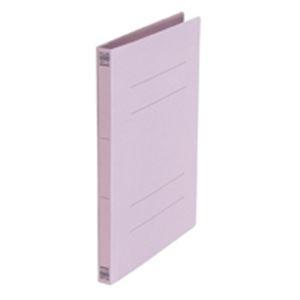プラス フラットファイル/紙バインダー 〔A4/2穴 100冊〕 No.021N パープル(紫)