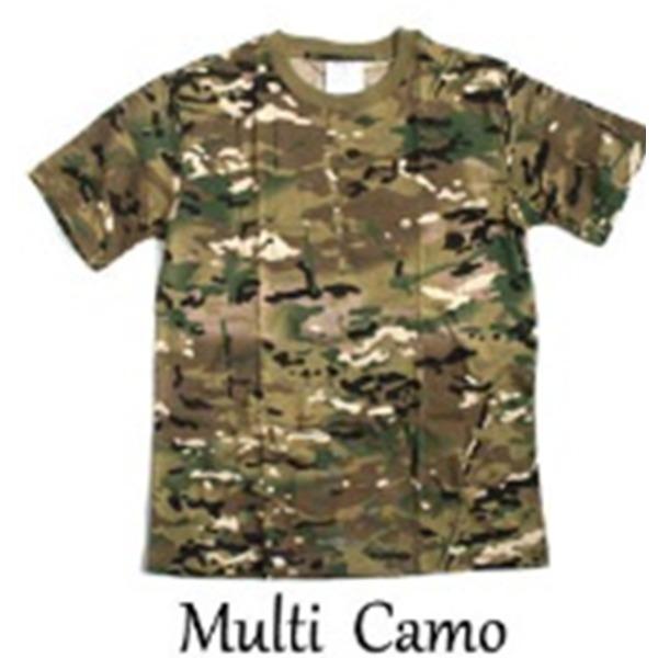 カモフラージュ Tシャツ XLサイズ マルチ 綿100％ 男女兼用 迷彩 ティーシャツ ミリタリー ...