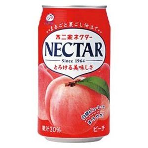 〔まとめ買い〕不二家 ネクターピーチ 350ml 缶 24本入り（1ケース）