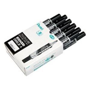（まとめ）ぺんてる Yesノックル EMWLMXA 黒 10本〔×2セット〕