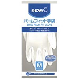（まとめ）ショーワ パームフィット手袋 B0500 M 白〔×10セット〕