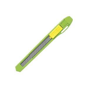 （まとめ）プラス カッターナイフS CU-103 グリーン〔×30セット〕