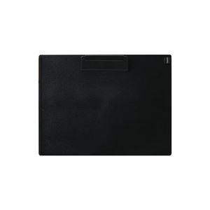 （まとめ）オープン工業 クリップボード CB-201-BK A4S 黒〔×10セット〕