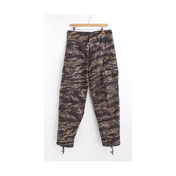 アメリカ軍 BDU カーゴパンツ Mサイズ ブラック タイガー リップストップ YN521007 レ...